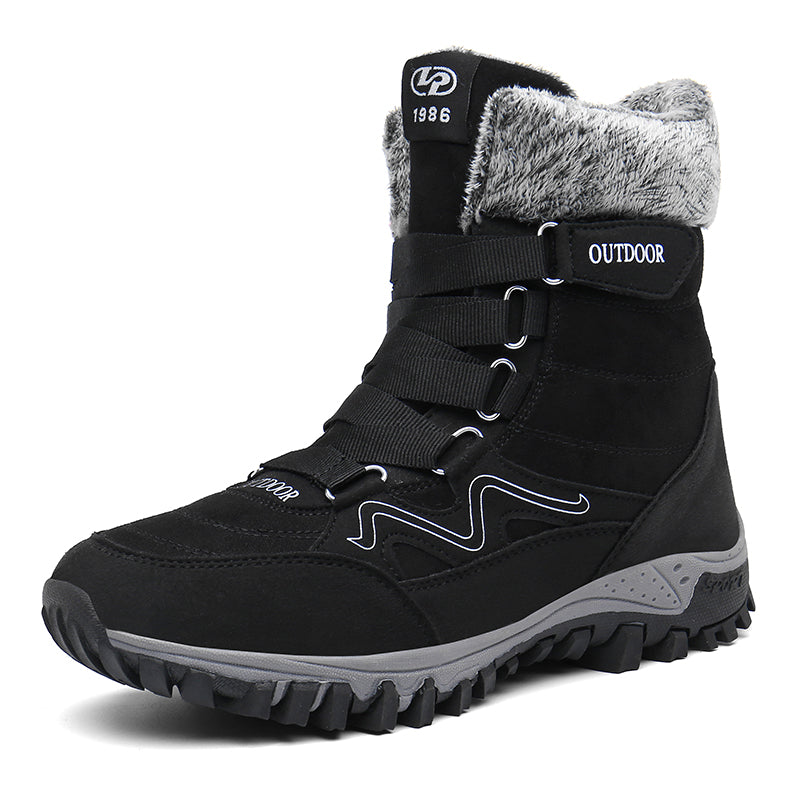 Men’s Non-Slip Hiking & Work Shoes, Wide Fit, Arch Support, Cushioned, Waterproof