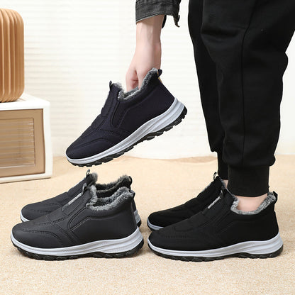 Men's Combat Boots Splash-Resistant Non-Slip Hiking Boots Anti-Puncture Anti-Sprain Work Boots