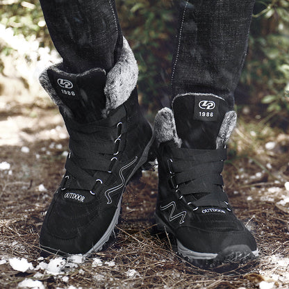Men’s Non-Slip Hiking & Work Shoes, Wide Fit, Arch Support, Cushioned, Waterproof