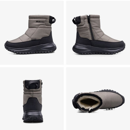 Men's Orthopedic Hiking Boots - Safe and Comfortable Work Boots - Waterproof, Slip-resistant, Impact-resistant, and Puncture-resistant - Wide Toe, Arch Support, and Ankle Support - Money-back Guarantee if ineffective.