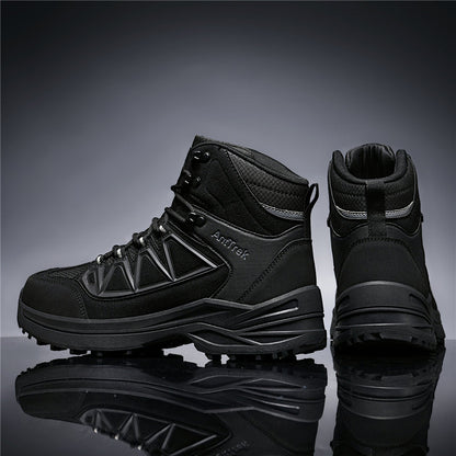 Men's Hiking Boots - Breathable Quick-Dry Upper,Mountain Trekking & Outdoor Adventures | All-Terrain Grip & Abrasion-Proof