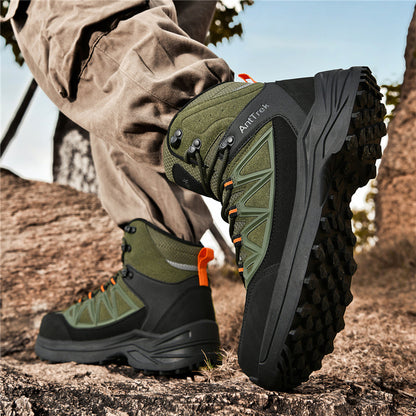 Men's Hiking Boots - Breathable Quick-Dry Upper,Mountain Trekking & Outdoor Adventures | All-Terrain Grip & Abrasion-Proof