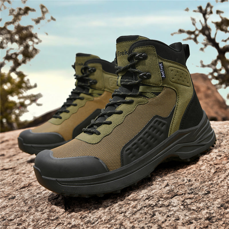 ⏰Limited Time Sale 70% OFF-Men’s Orthopedic Hiking Boots with Arch Support & Wide Toe — All-Day Comfort & Stable Protection