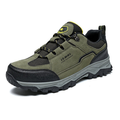 Men's Orthopedic Arch Support Wide Toe Ankle Support Hiking Shoes Waterproof Non-slip Anti-puncture Work Shoes