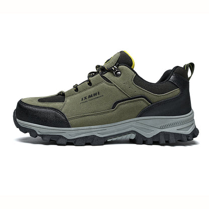 Men's Orthopedic Arch Support Wide Toe Ankle Support Hiking Shoes Waterproof Non-slip Anti-puncture Work Shoes