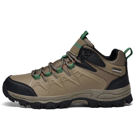 Men’s Orthopedic Winter Warm and Cozy Hiking Boots - Casual Boots - Slip-on - Non-slip - Arch Support - Waterproof - Wide Toe - Ideal For Winter Outdoor Adventures