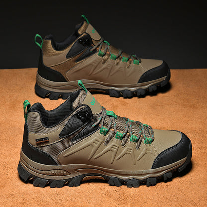 Men’s Orthopedic Winter Warm and Cozy Hiking Boots - Casual Boots - Slip-on - Non-slip - Arch Support - Waterproof - Wide Toe - Ideal For Winter Outdoor Adventures