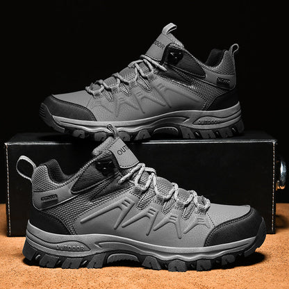 Men’s Orthopedic Winter Warm and Cozy Hiking Boots - Casual Boots - Slip-on - Non-slip - Arch Support - Waterproof - Wide Toe - Ideal For Winter Outdoor Adventures