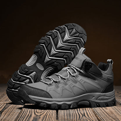 Men’s Orthopedic Winter Warm and Cozy Hiking Boots - Casual Boots - Slip-on - Non-slip - Arch Support - Waterproof - Wide Toe - Ideal For Winter Outdoor Adventures