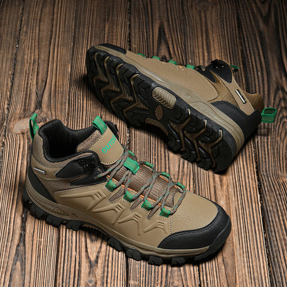 Men’s Orthopedic Winter Warm and Cozy Hiking Boots - Casual Boots - Slip-on - Non-slip - Arch Support - Waterproof - Wide Toe - Ideal For Winter Outdoor Adventures