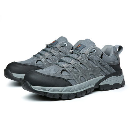 Men's Orthopedic Arch Support Wide Toe Ankle Support Hiking Shoes Waterproof Non-slip Anti-puncture Work Shoes