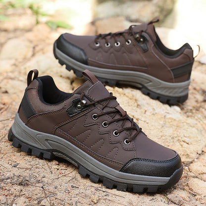 ⏰Limited Time Sale 70% OFF-Men's Orthopedic Arch Support Wide Toe Lightweight Hiking Shoes Waterproof Non-slip Scratch-Resistant Work Shoes, Ideal For Hike All Day with Comfort and Zero Fatigue