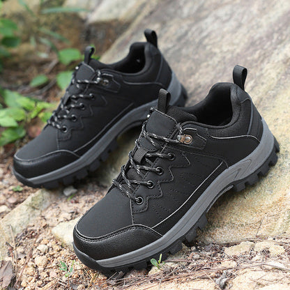 ⏰Limited Time Sale 70% OFF-Men's Orthopedic Arch Support Wide Toe Lightweight Hiking Shoes Waterproof Non-slip Scratch-Resistant Work Shoes, Ideal For Hike All Day with Comfort and Zero Fatigue