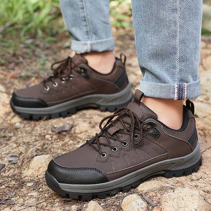 ⏰Limited Time Sale 70% OFF-Men's Orthopedic Arch Support Wide Toe Lightweight Hiking Shoes Waterproof Non-slip Scratch-Resistant Work Shoes, Ideal For Hike All Day with Comfort and Zero Fatigue
