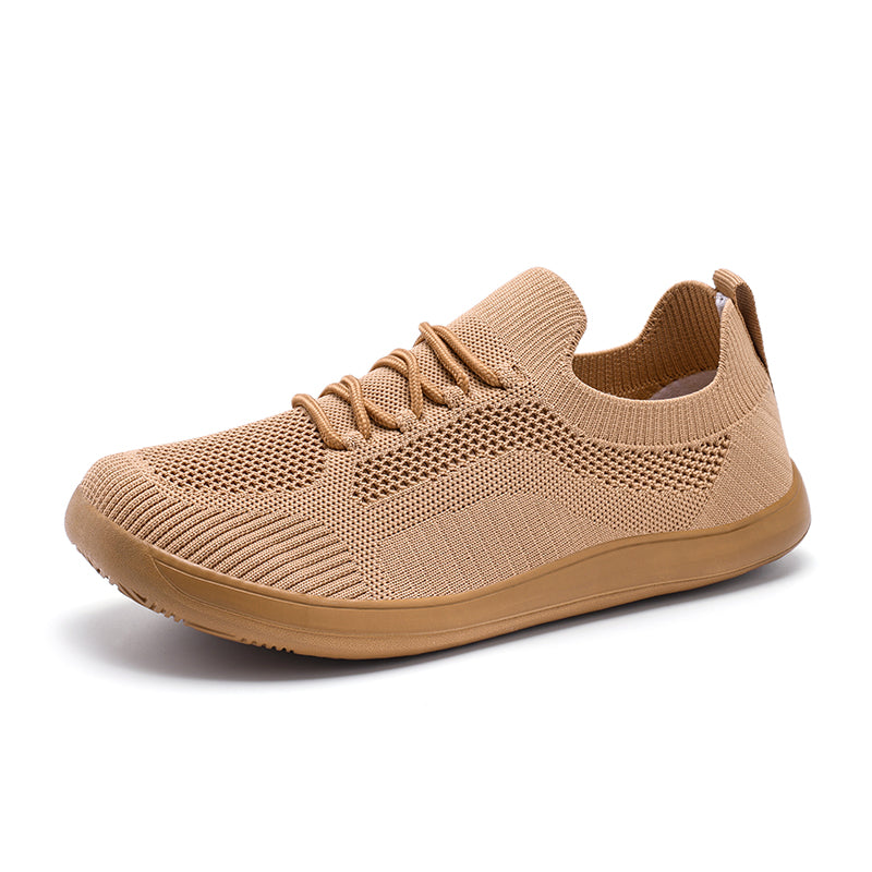Men‘s’ Wide Toe Box Running Walking Shoes - Zero Laces Comfort, Non-Slip Traction & Cushioned Support
