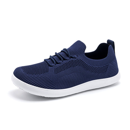 Men‘s’ Wide Toe Box Running Walking Shoes - Zero Laces Comfort, Non-Slip Traction & Cushioned Support