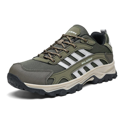 Men's Orthopedic Arch Support Wide Toe Ankle Support Hiking Shoes Waterproof Non-slip Anti-puncture Work Shoes
