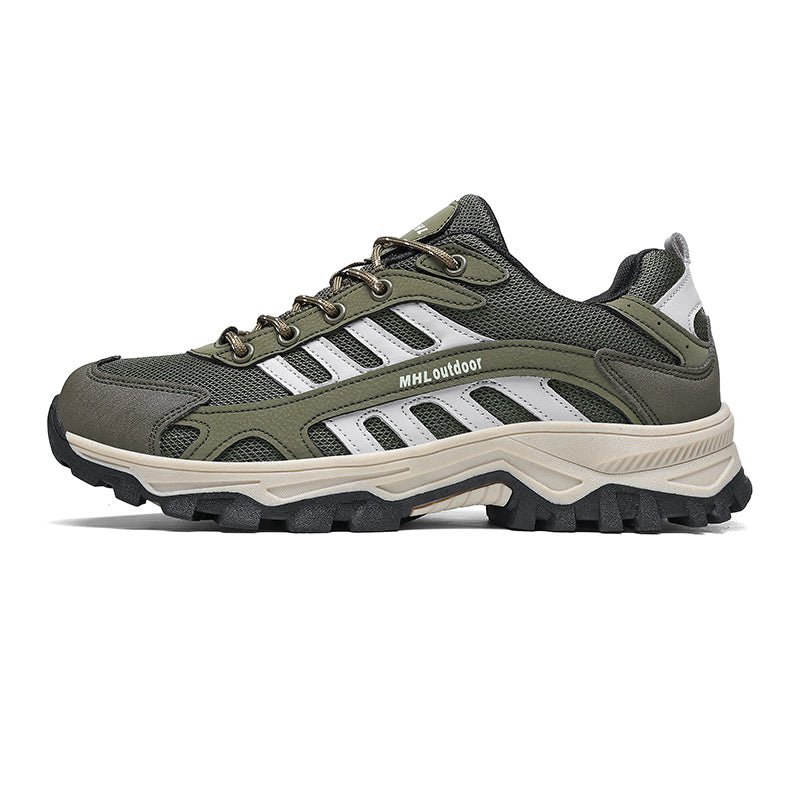 Men's Orthopedic Arch Support Wide Toe Ankle Support Hiking Shoes Waterproof Non-slip Anti-puncture Work Shoes