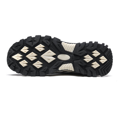Men's Orthopedic Arch Support Wide Toe Ankle Support Hiking Shoes Waterproof Non-slip Anti-puncture Work Shoes