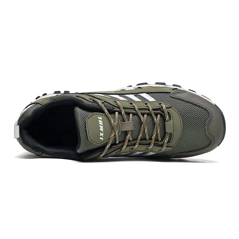 Men's Orthopedic Arch Support Wide Toe Ankle Support Hiking Shoes Waterproof Non-slip Anti-puncture Work Shoes