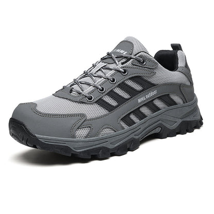 Men's Orthopedic Arch Support Wide Toe Ankle Support Hiking Shoes Waterproof Non-slip Anti-puncture Work Shoes