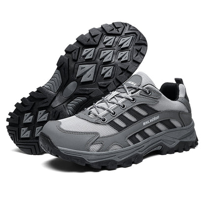 Men's Orthopedic Arch Support Wide Toe Ankle Support Hiking Shoes Waterproof Non-slip Anti-puncture Work Shoes