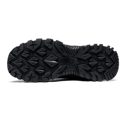 Men's Orthopedic Arch Support Wide Toe Ankle Support Hiking Shoes Waterproof Non-slip Anti-puncture Work Shoes