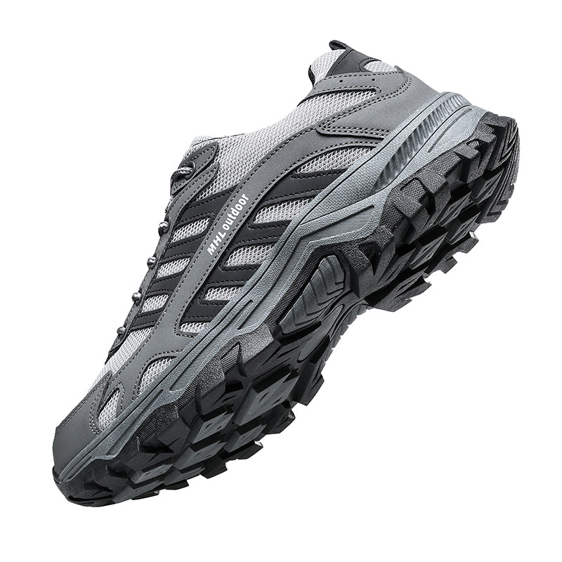 Men's Orthopedic Arch Support Wide Toe Ankle Support Hiking Shoes Waterproof Non-slip Anti-puncture Work Shoes