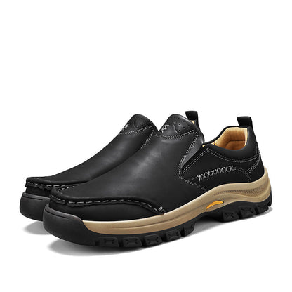 ⏰Limited Time Sale 70% OFF-Men's Orthopedic Arch Support Wide Toe Lightweight Hiking Shoes Waterproof Non-slip Scratch-Resistant Work Shoes, Ideal For Hike All Day with Comfort and Zero Fatigue