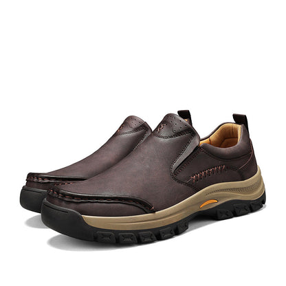 ⏰Limited Time Sale 70% OFF-Men's Orthopedic Arch Support Wide Toe Lightweight Hiking Shoes Waterproof Non-slip Scratch-Resistant Work Shoes, Ideal For Hike All Day with Comfort and Zero Fatigue