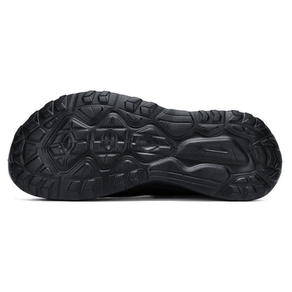 Men‘s’ Slip-On Running Walking Shoes - Zero Laces Comfort, Non-Slip Traction & Cushioned Support