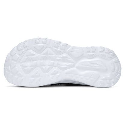 Men‘s’ Slip-On Running Walking Shoes - Zero Laces Comfort, Non-Slip Traction & Cushioned Support