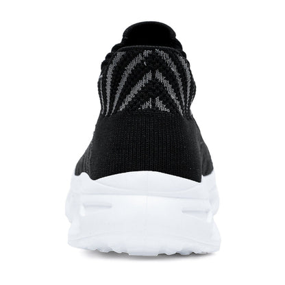 Men‘s’ Slip-On Running Walking Shoes - Zero Laces Comfort, Non-Slip Traction & Cushioned Support