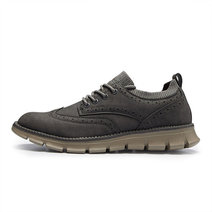 Men’s Retro Leather Zip Boots Built for Comfort, Wide Toe, Arch Support, Pressure Relief, Waterproof for Every Seaso
