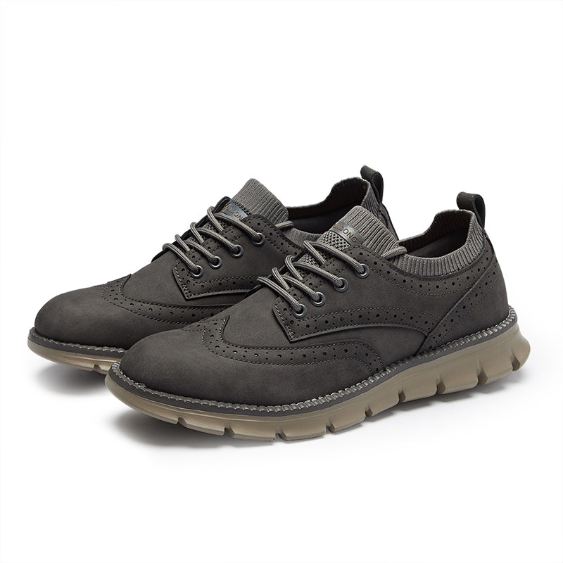 Men’s Retro Leather Zip Boots Built for Comfort, Wide Toe, Arch Support, Pressure Relief, Waterproof for Every Seaso