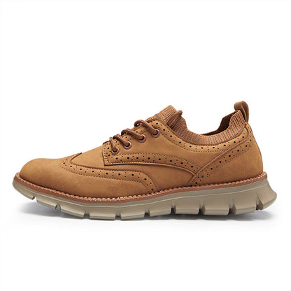 Men’s Retro Leather Zip Boots Built for Comfort, Wide Toe, Arch Support, Pressure Relief, Waterproof for Every Seaso