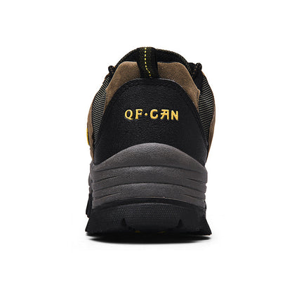 Men's Orthopedic Walking Shoes - Built-In Arch Support; Waterproof Leather Upper; Wide Toe; Non-Slip; Anti-Wear; Comfortable