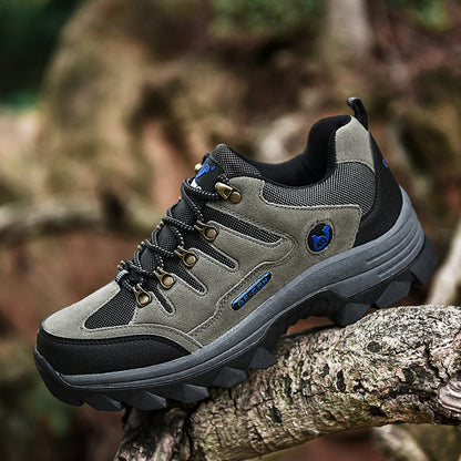 Men's Orthopedic Walking Shoes - Built-In Arch Support; Waterproof Leather Upper; Wide Toe; Non-Slip; Anti-Wear; Comfortable