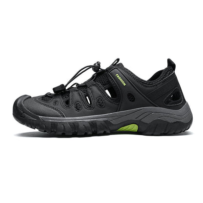 Men's Orthopedic Arch Support Wide Toe Lightweight Hiking Shoes Waterproof Non-slip Scratch-Resistant Work Shoes, Ideal For Hike All Day with Comfort and Zero Fatigue