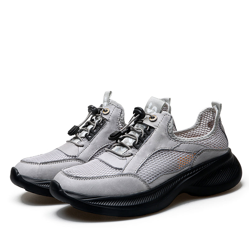 Men's Orthopedic Walking Boots - Built-In Arch Support; Waterproof Leather Upper; Wide Toe; Non-Slip; Ankle Support; Scratch&Smash&Puncture Resistant; Comfortable Hiking Boots