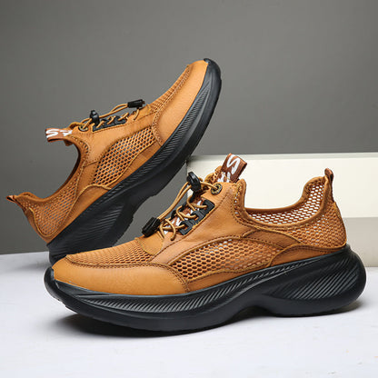 Men's Orthopedic Walking Boots - Built-In Arch Support; Waterproof Leather Upper; Wide Toe; Non-Slip; Ankle Support; Scratch&Smash&Puncture Resistant; Comfortable Hiking Boots