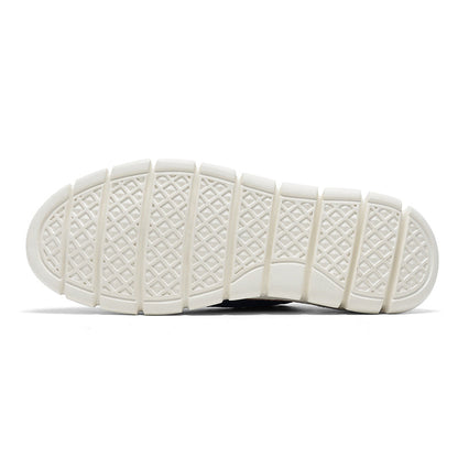 Men‘s’ Slip-On Running Walking Shoes - Zero Laces Comfort, Non-Slip Traction & Cushioned Support