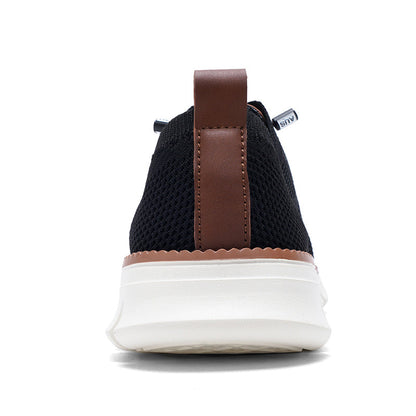 Men‘s’ Slip-On Running Walking Shoes - Zero Laces Comfort, Non-Slip Traction & Cushioned Support