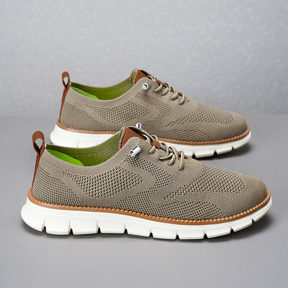 Men‘s’ Slip-On Running Walking Shoes - Zero Laces Comfort, Non-Slip Traction & Cushioned Support