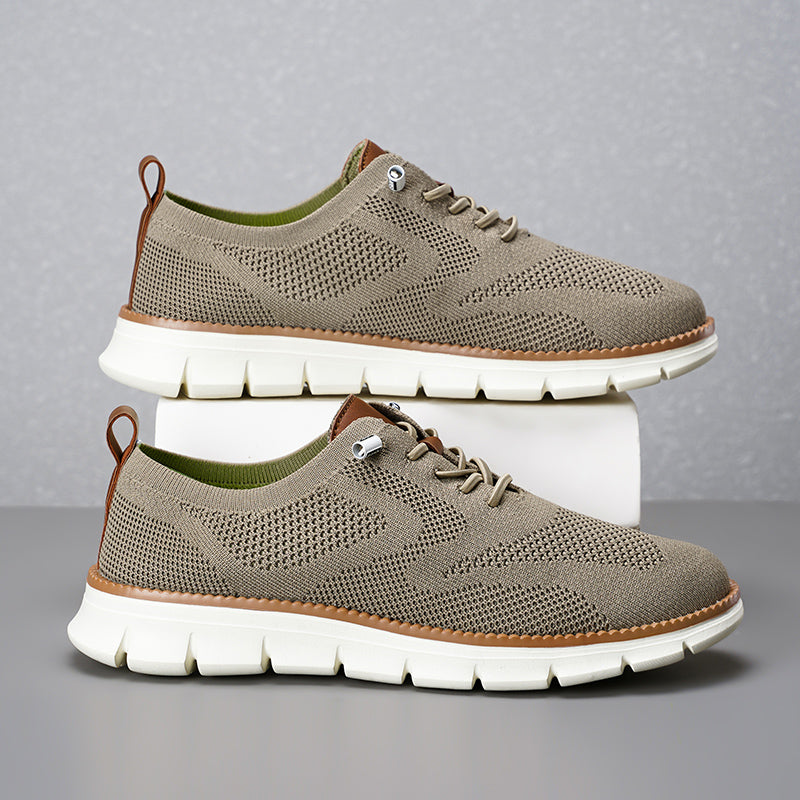 Men‘s’ Slip-On Running Walking Shoes - Zero Laces Comfort, Non-Slip Traction & Cushioned Support