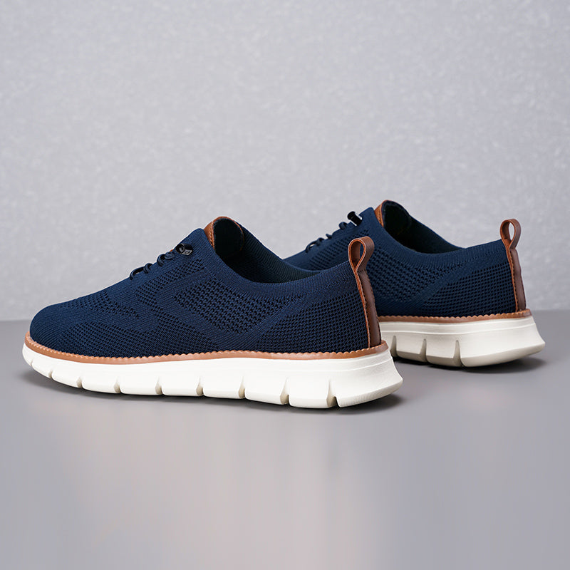 Men‘s’ Slip-On Running Walking Shoes - Zero Laces Comfort, Non-Slip Traction & Cushioned Support