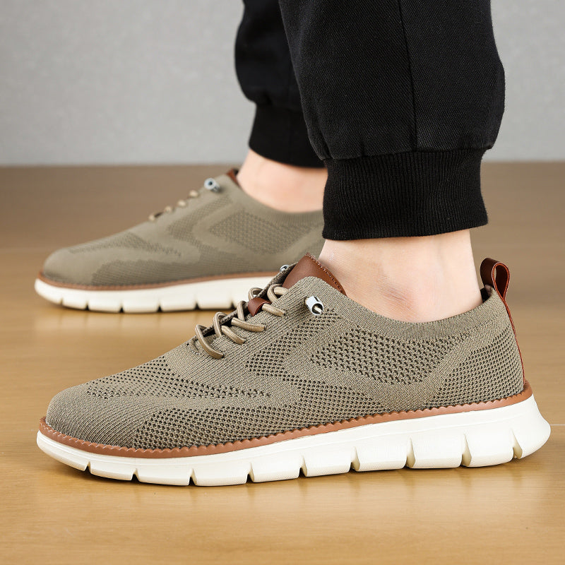 Men‘s’ Slip-On Running Walking Shoes - Zero Laces Comfort, Non-Slip Traction & Cushioned Support
