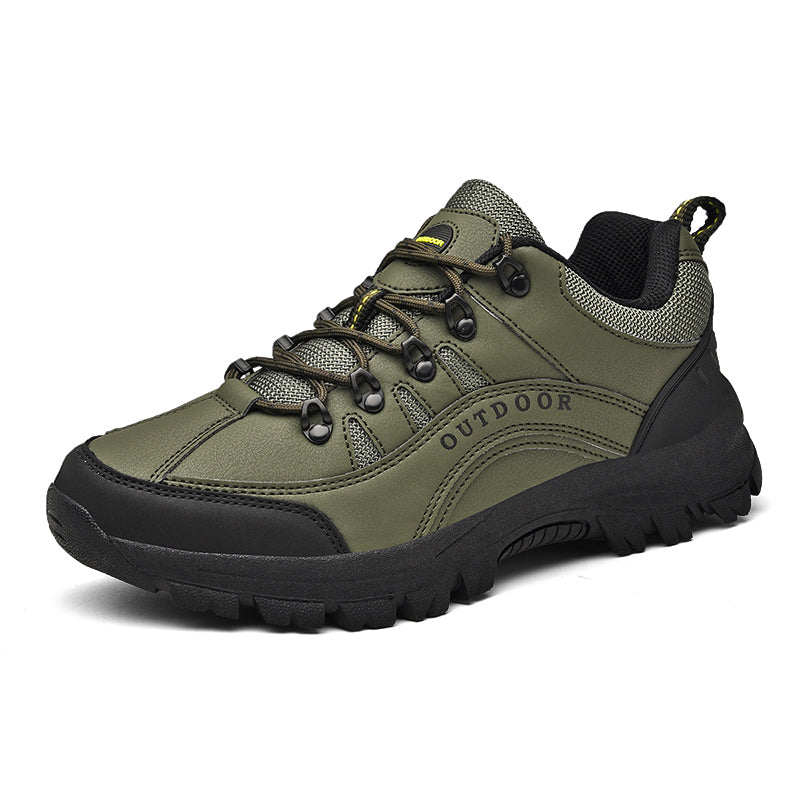 Men's Orthopedic Arch Support Wide Toe Lightweight Hiking Shoes Waterproof Non-slip Scratch-Resistant Work Shoes, Ideal For Hike All Day with Comfort and Zero Fatigue