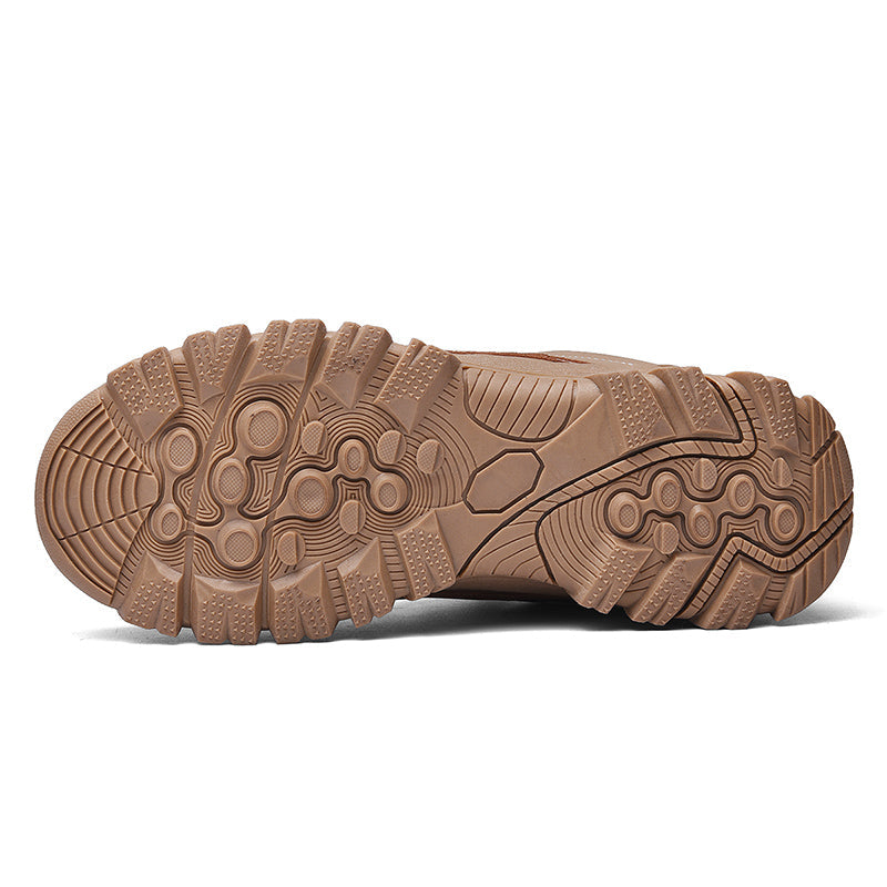 Men's Orthopedic Arch Support Wide Toe Lightweight Hiking Shoes Waterproof Non-slip Scratch-Resistant Work Shoes, Ideal For Hike All Day with Comfort and Zero Fatigue