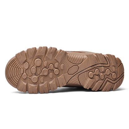 Men's Orthopedic Arch Support Wide Toe Lightweight Hiking Shoes Waterproof Non-slip Scratch-Resistant Work Shoes, Ideal For Hike All Day with Comfort and Zero Fatigue
